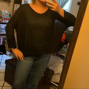 Old Navy Black Long Sleeve Tee